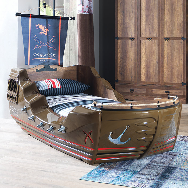 CloudSeller Pirate Twin Captain Bed & Reviews Wayfair